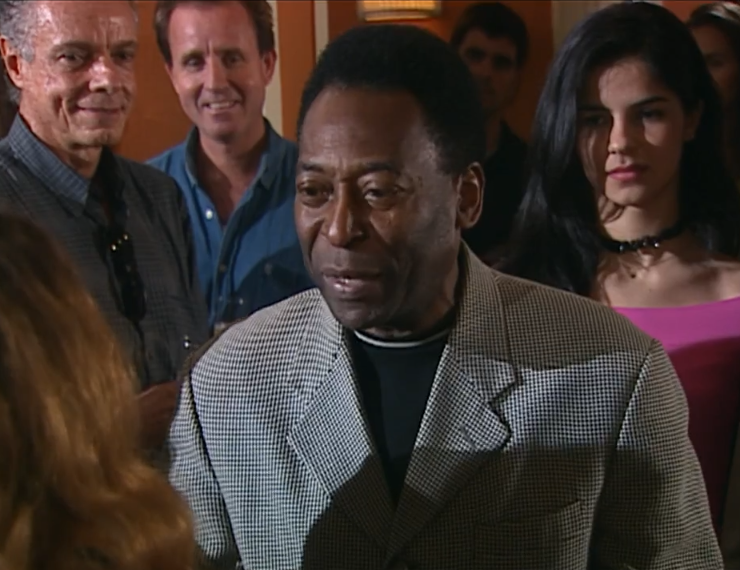 Simplesmente Rei Pelé fazendo uma participação especial em #Celebridade