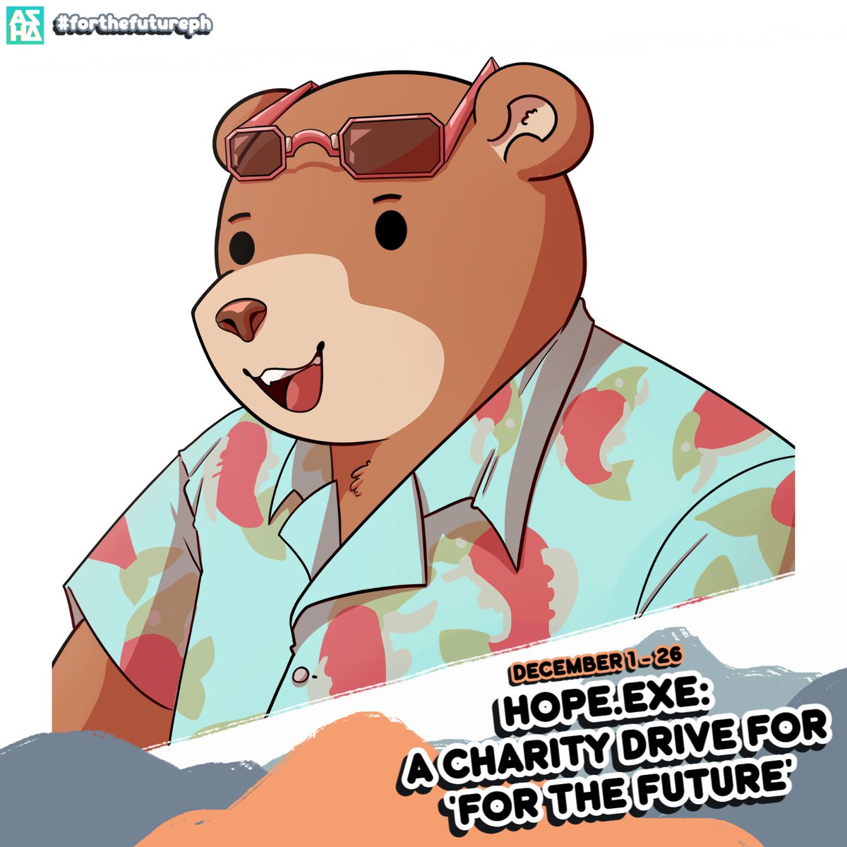mike_bearmen's tweet photo. Heyo!
A little late, but wanted to let y'all know that I'll be part of HOPE.EXE: @ASHA_EXE's charity fundraising drive for typhoon relief in the Philippines!
I'll be doing my best keep a solid schedule and some collabs with others in the drive help!
#forthefutureph https://t.co/jrYyvkjhRP