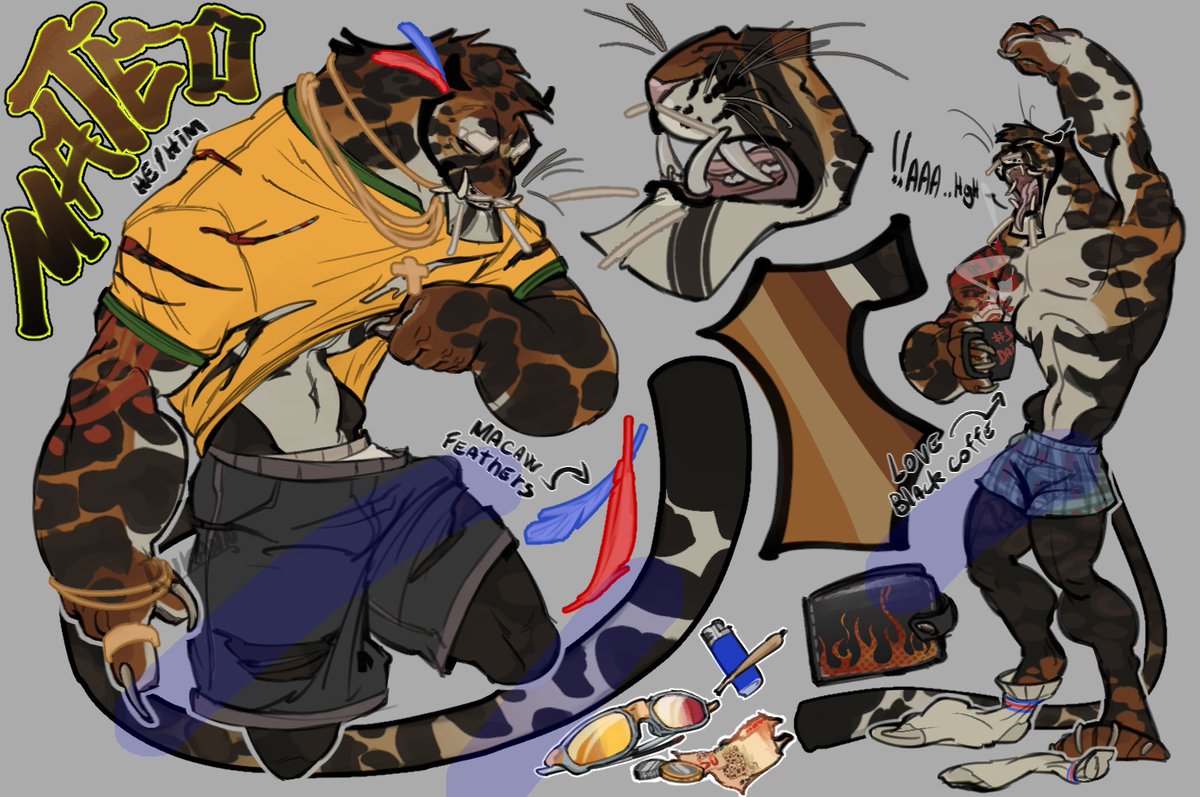 Heheheeh, my new man by the Wonderful <a href="/_Rukann/">Rukann 🥩</a>  So excited to have him definitely my favorite OC by far. Gonna get an icon for him soon. Love him sm.