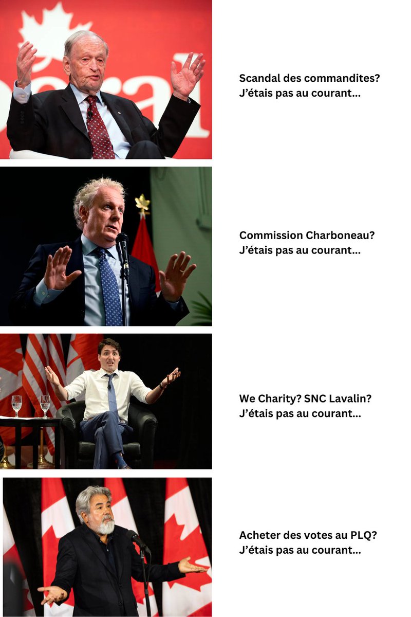 PatrioteQ's tweet image. Plus ça change, plus les Libéraux sont des crosseurs...