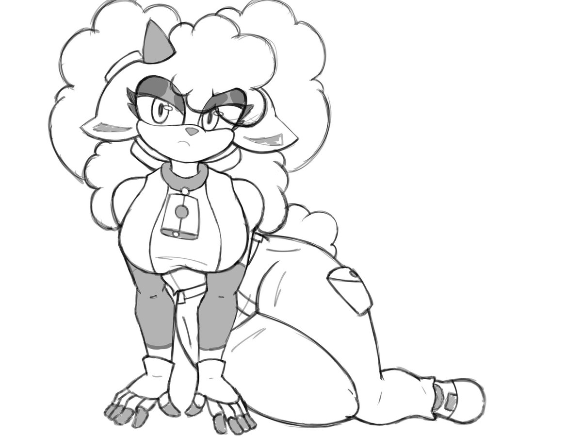 NipoWasaArt's tweet image. Lanolin Wip