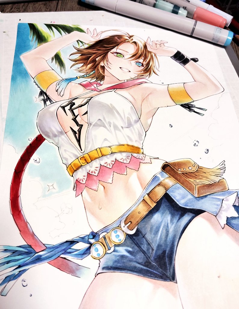 mms__l's tweet image. コピック進捗
天気悪すぎて画質が悪い…