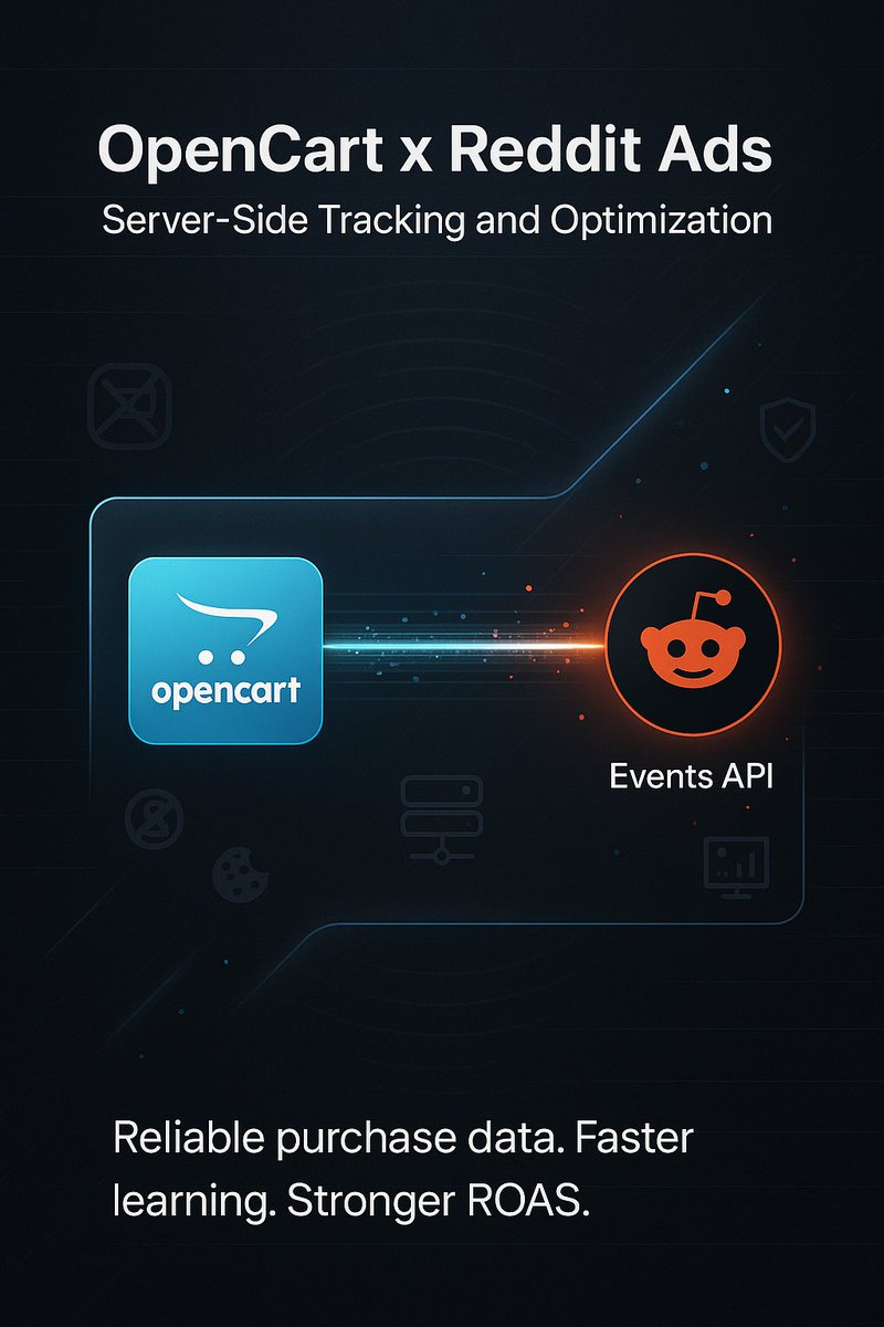 ArifulIslamCSE's tweet image. OpenCart brands don’t fail on Reddit because of the channel. They fail because the tracking is incomplete. A proper dataLayer plus server side Reddit Events API unlocks real scale.
#OpenCart #RedditAds #ConversionTracking #ServerSideTracking