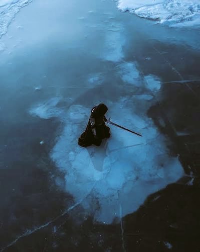 Cool. But I did that myself. The ice cracked. Nearly froze back to heaven. Singing "Farewell to Nova Scotia".