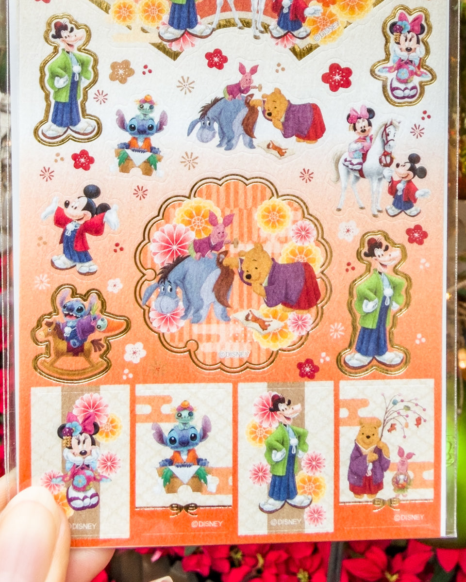 限定品 レア★ディズニー 干支★限定 スタンプアートギャラリー ディズニーストア2026年の干支である午（ウマ）のキャラクターたちが