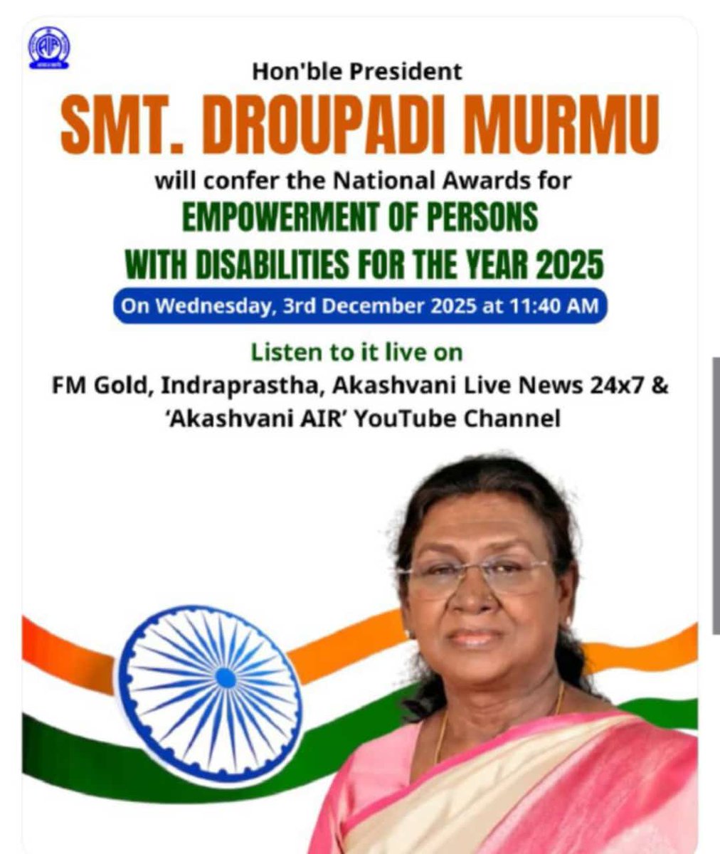 Honorable President international person with disability day desember 3