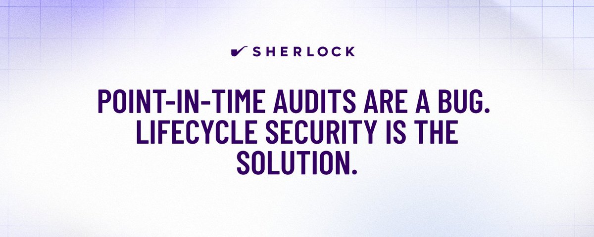 Point-in-Time Audits Are a Bug. Lifecycle Security is the Solution.