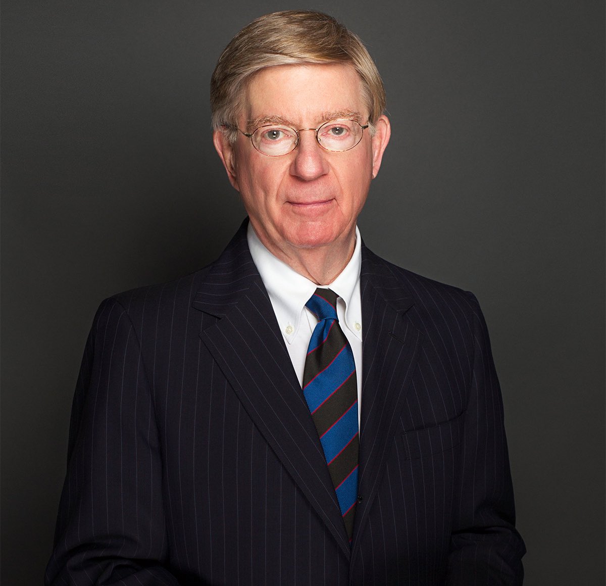 DisavowTrump20's tweet image. Conservative columnist George Will on Pete Hegseth: &quot;Defense Secretary Pete Hegseth seems to be a war criminal. Without a war. An interesting achievement.&quot;

RETWEET to thank @GeorgeWill for putting country over party!