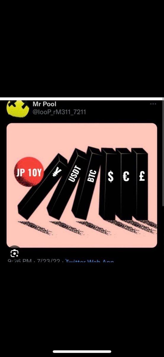 Supposably those aren’t in the original pool post

But it feels very accurate

Japan yield is a time bomb set to collapse the rest of markets and money

Aka the old system

While they are secretly moving to the new system under everyone’s noses though ETFs 

Shhhhhhhh 🤫🤫🤫🤫🤫