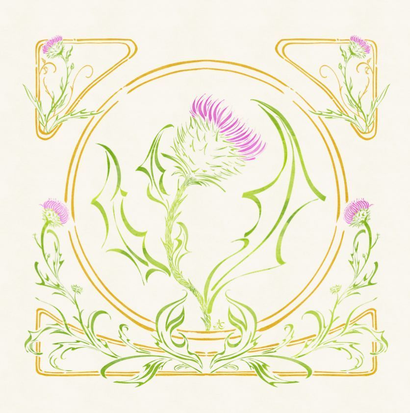 Lorraine Folklore serie - 02 Le Chardon, un des symboles de la région 🌿