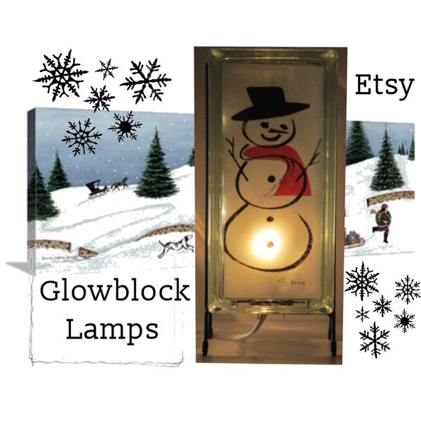 RubyPerry11's tweet image. etsy.com/shop/Glowblocks FREE SHIPPING #FreeShipping #etsy #lamparas #nightlight #gifts #lamps #handmadegifts #homedecor #glassblocks #nightlights #holidaygiftguide  #christmasgifts #snowman #SnowmanDecor #christmasdecor #xmasgifts #lighting #HolidayDecor