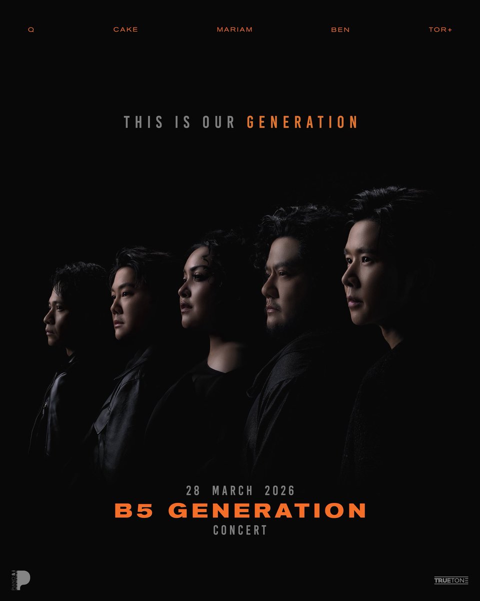 #ThisisOurGeneration 
เพราะนี่คือรุ่นของเรา 🫶🏻🎹

ใครที่โตมาด้วยกัน เตรียมตัวให้พร้อมกับ…
"B5 Generation Concert" 

📌🗓️ 28 Mar 2026
ติดตามรายละเอียดได้เร็ว ๆ นี้

#B5GenerationConcert
#pianoandi