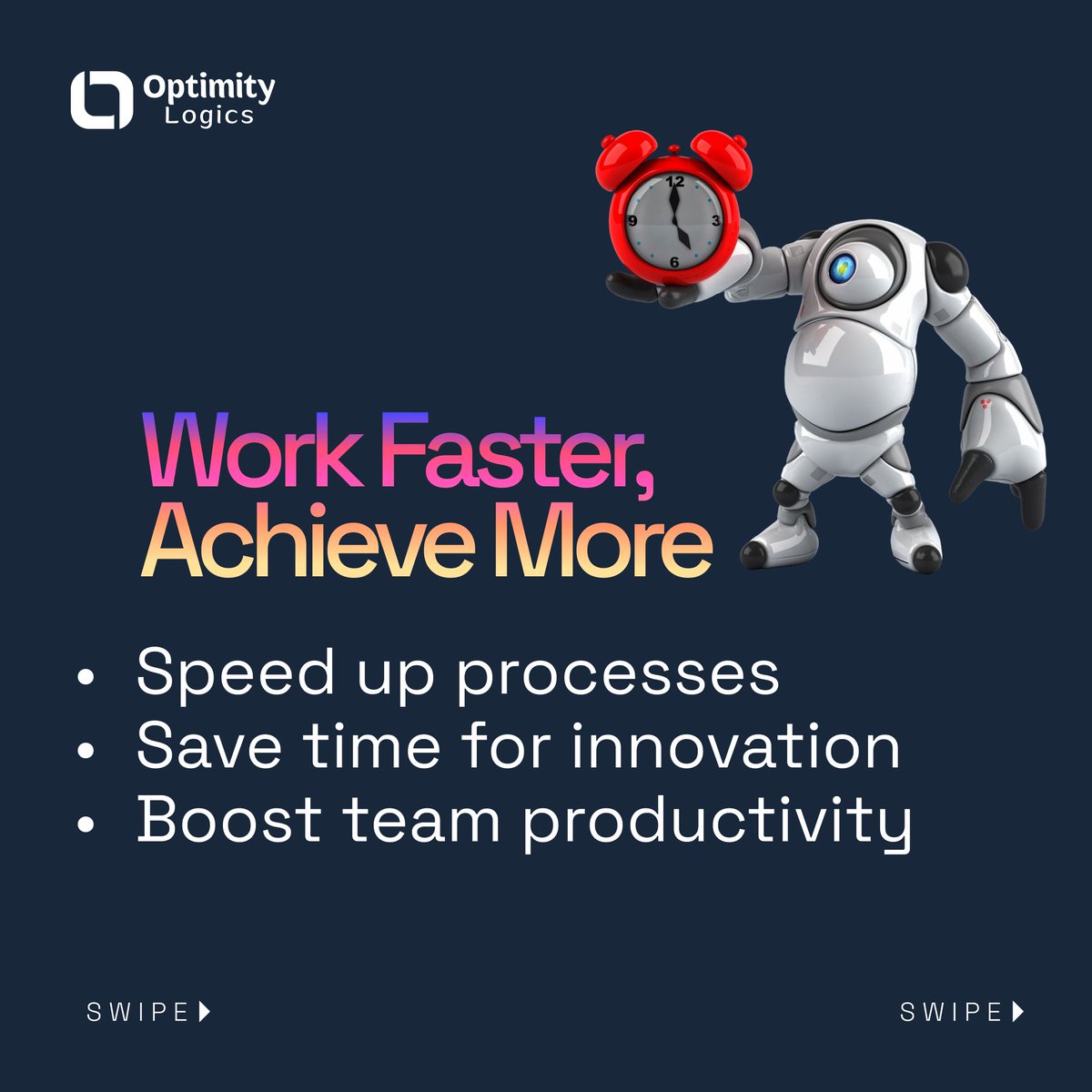 optimitylogics's tweet image. AI in Your Daily Workflow 🤖✨

Smarter operations that simplify your day
Fewer errors with higher accuracy
Work faster, achieve more, and stay ahead

#AIWorkflow #ArtificialIntelligence #DigitalTransformation #FutureOfWork #TechInnovation #TechStartups #OptimityLogics