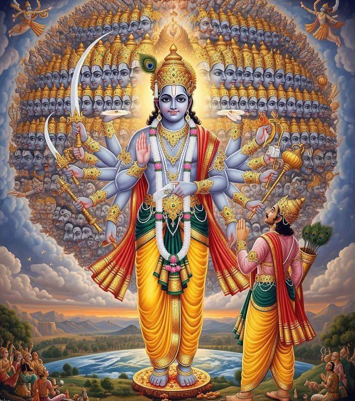 ASingh0404's tweet image. Shri Krishna’s guidance illuminate&apos;s paths of virtue, resilience, and inner peace.