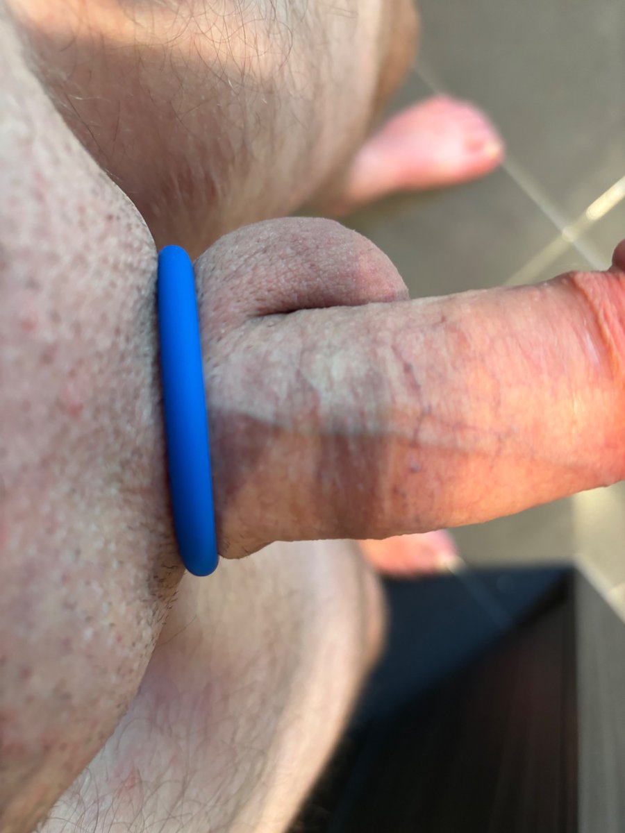 Dpthrtking's tweet photo. Who’s swallowing me #cockring https://t.co/m2xy3FYYmu