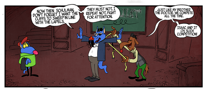 AndrewMorrice1's tweet image. 1/2 Snide gets a fit, then has a fit.

Link to comic in following tweet.

#HRAMcomics #blonge #tapas #SnidenSnout #comic