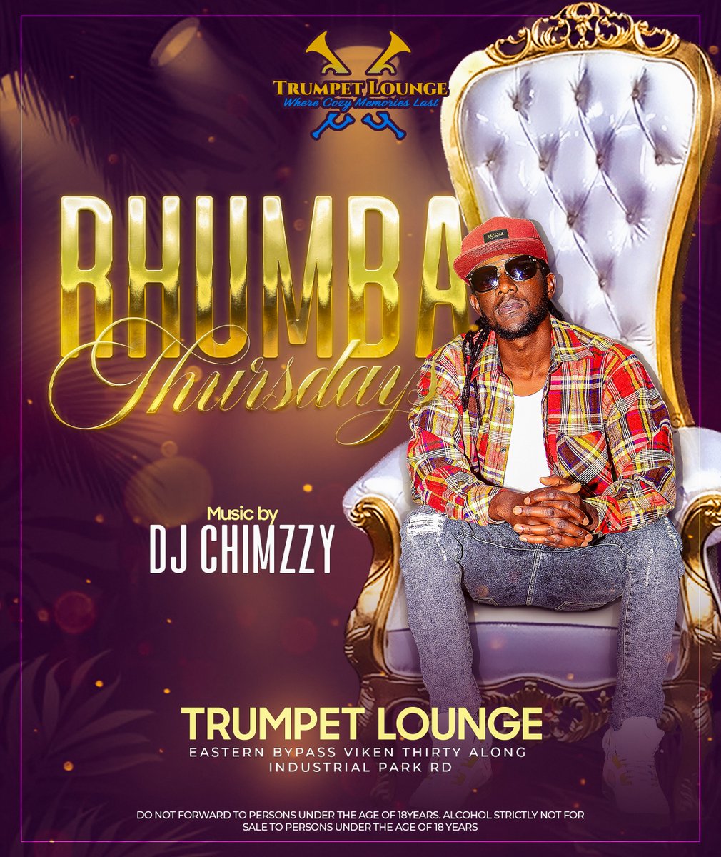 djchimzzy's tweet image. #Dec2025 ignition, this Thursday #royalty  Rhumba Live at @TrumpetLounge  

 UNIQUE
#KingOfKings
 NEXT - FUTURE
#KingOfRhumba
 DJ