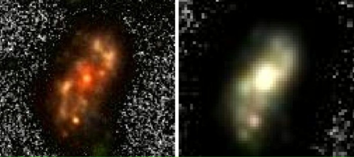The #JWST has discovered a spiral galaxy unusually mature for its epoch, called Alaknanda, formed about 1.500 million years after the Big Bang, at a time when astronomers believed only chaotic, irregular galactic structures should exist. 

Alaknanda shows a well-defined disk with