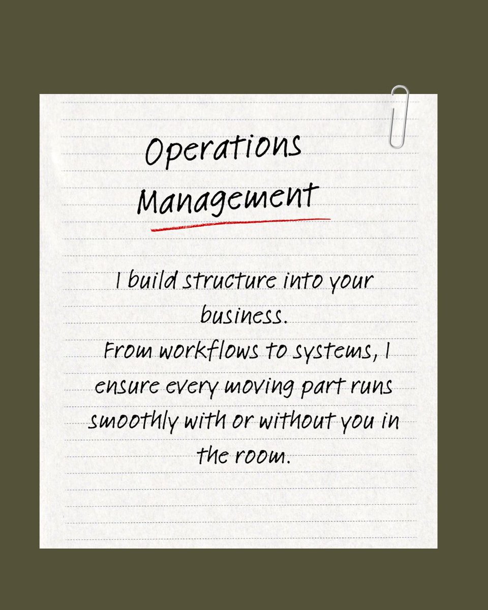 Uche_TheOBM's tweet photo. Running a business is hard.
Running it alone is harder.
But running it with an OBM?
That’s when everything starts to click.

If your business needs implementation, clarity, and someone who actually gets things done

👉 Send me a DM. Let’s build the backend your business deserves. https://t.co/6hSAxvH0ei