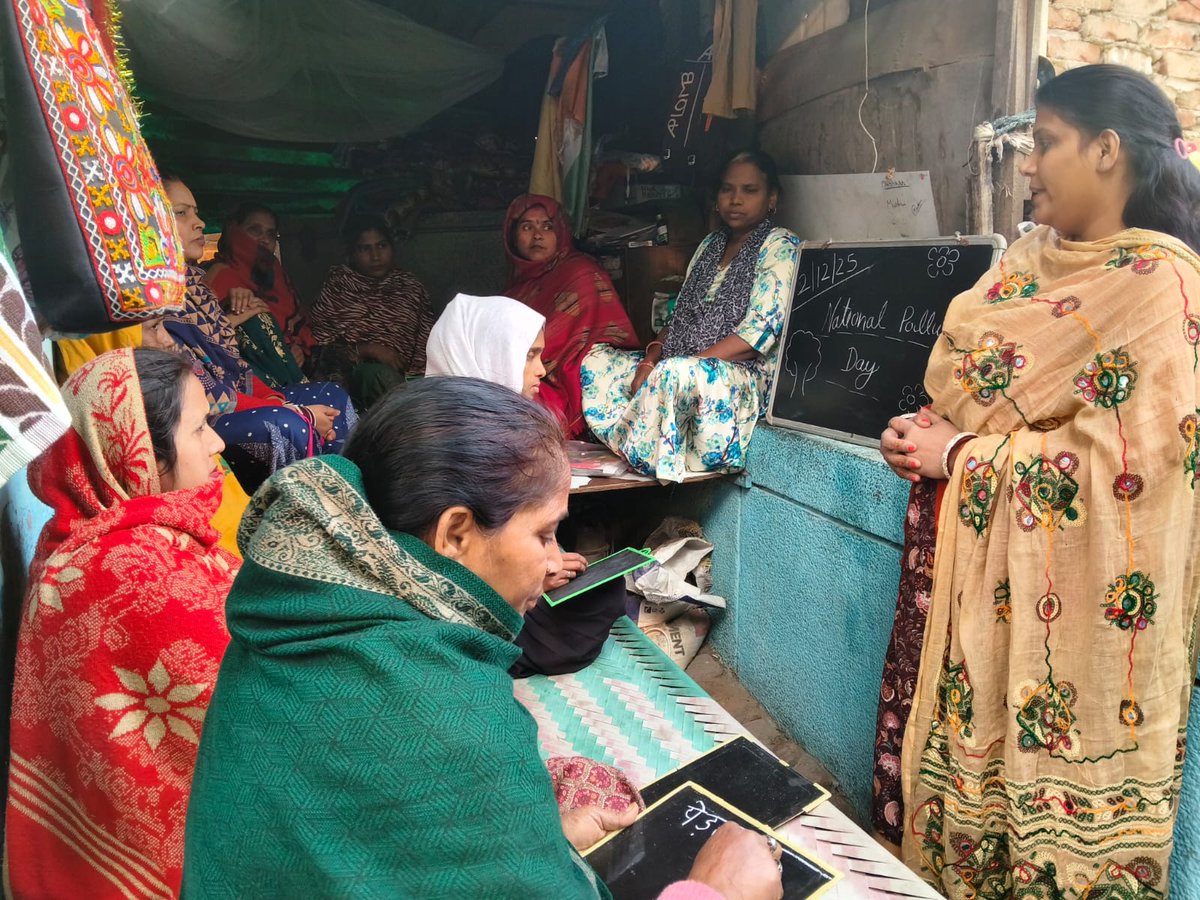 TrinityFound002's tweet photo. National Pollution Control Day Awareness Session held today in Kirti Nagar.
We discussed the harmful effects of pollution and ways to keep our environment clean and healthy.
Participants learned simple, practical steps to reduce pollution in daily life. https://t.co/1N6JNFJhtH
