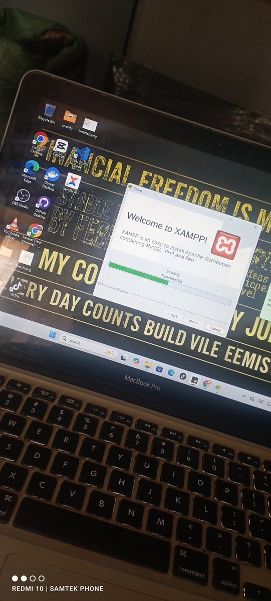 itzsamtek's tweet image. The pains of using xampp for dev. You will keep reinstalling because of mysql failure. 
I need a better system to handle docker