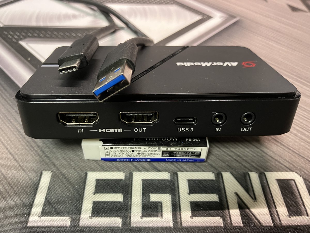 my new gear Switch2のキャプチャが安定しないので、正式対応品の