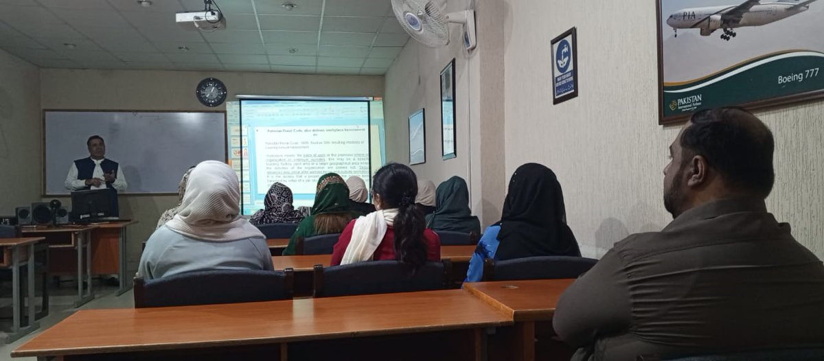 fospah's tweet photo. FOSPAH Multan Sub-Regional Office held an awareness seminar at PIA Multan, led by AD M. Asghar Shahid. Technical, ground &amp; HRM staff joined hands for safer, inclusive workplaces. 
#HumBadleingeSoch https://t.co/JlFtvpdwk2