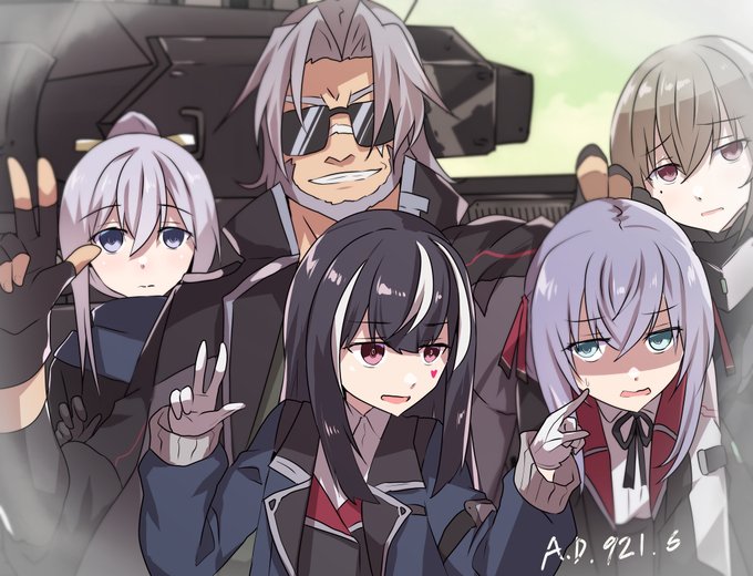 すけぶで描かせていただいた黒服部隊の人々
個人的ポイントはV07ちゃんがちょっとだけおずおずとピースしようとしてるところです 