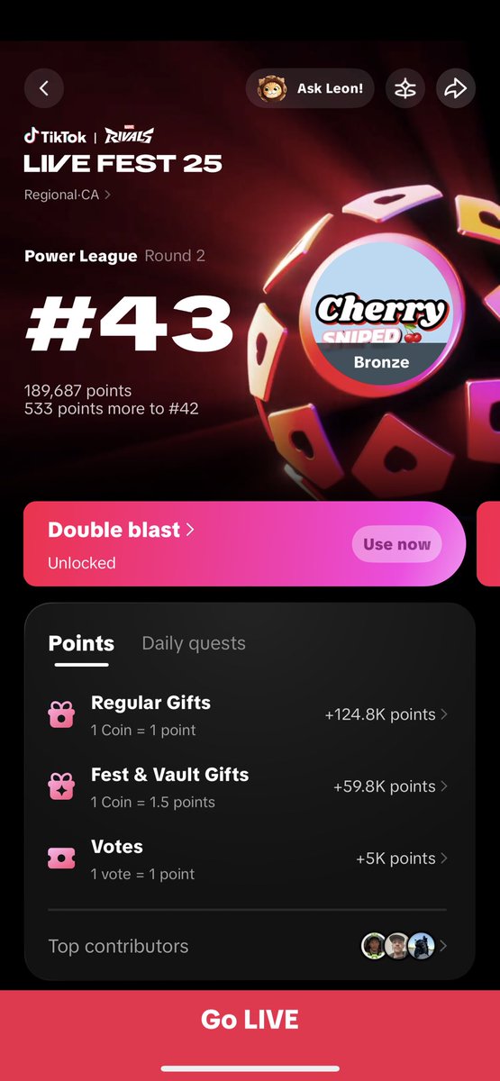 cherrysniped's tweet photo. CAN WE CLUTCH!!?? live daily on TikTok 🍒#LIVEFest2025 #streamer https://t.co/fMdBqxXqy4