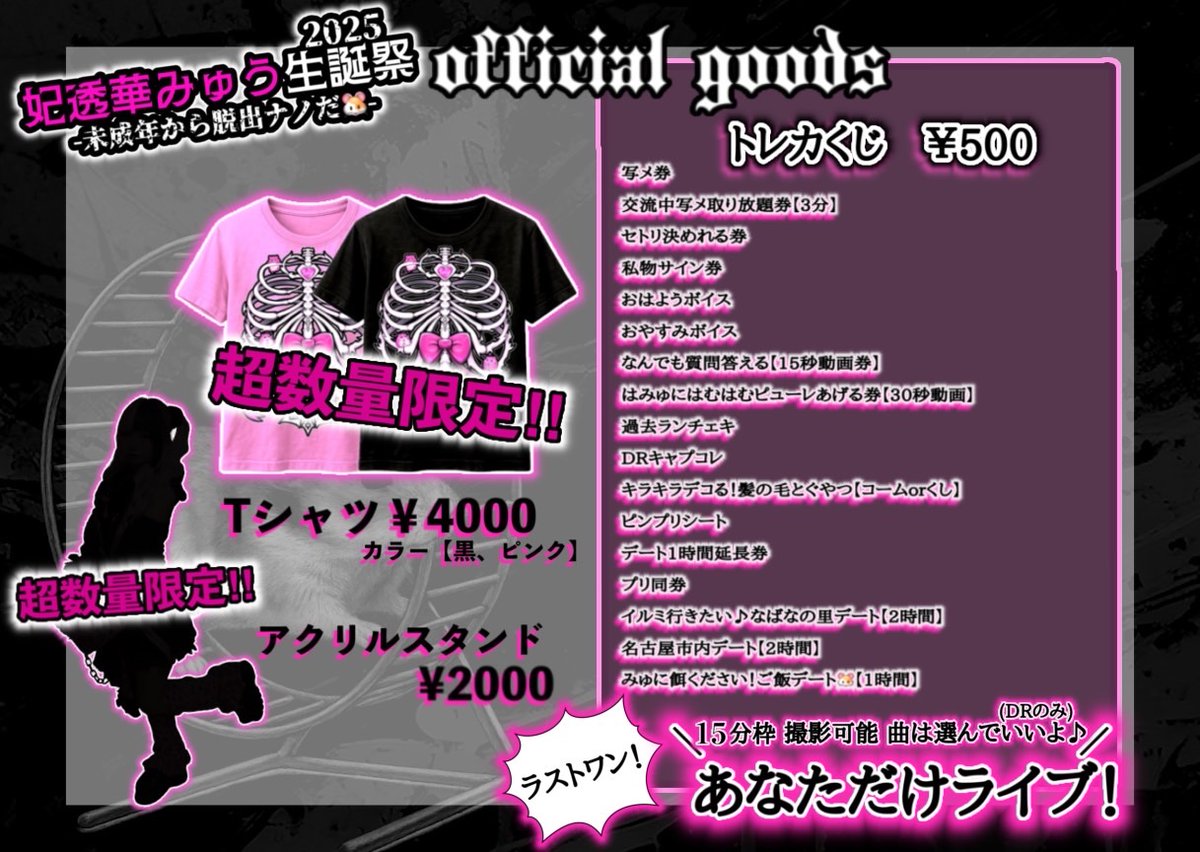 🩻最新ノ研究日情報🧪 「Paradox Risk 妃透華みゅう生誕祭」 当日