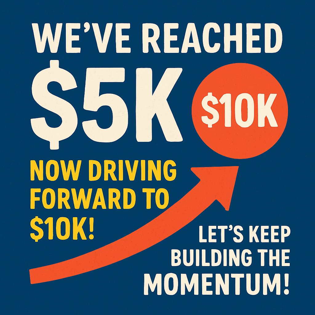 Brandfive198954's tweet image. We’ve reached the $5K mark a notable milestone in this ongoing project.
Next up: tracking progress toward $10K as the momentum continues to build.

Learn more about the initiative here: calexitpac.org

#Milestone #ProgressUpdate #CommunitySupport #Momentum