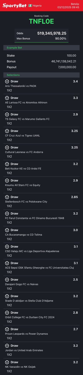 Blessyon30's tweet image. Sporty

VJ3J28 , RQZ8Q2 , VJ3J5X
TNFL0E -- Combined 
 
Drawsave on football.com 
XF24A36A8 , XC483A9B , X6CB92B5
XF064859 -- Combined