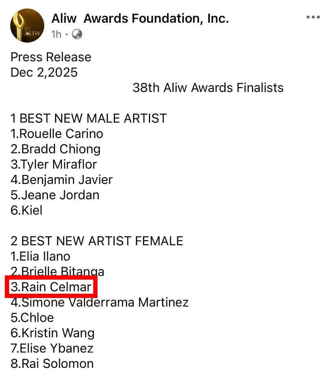 rjenn_cel's tweet photo. To more nominations to come! ✨
Ipanalo natin 'to lahat para kay Rainah, deserve niya 'tong maipanalo! 🙏💞
VOTE FOR RAIN CELMAR! 💚
#RainCelmar #MeteorRain #bluvd #LoveAtFirstSpike https://t.co/499sQ8lzHg