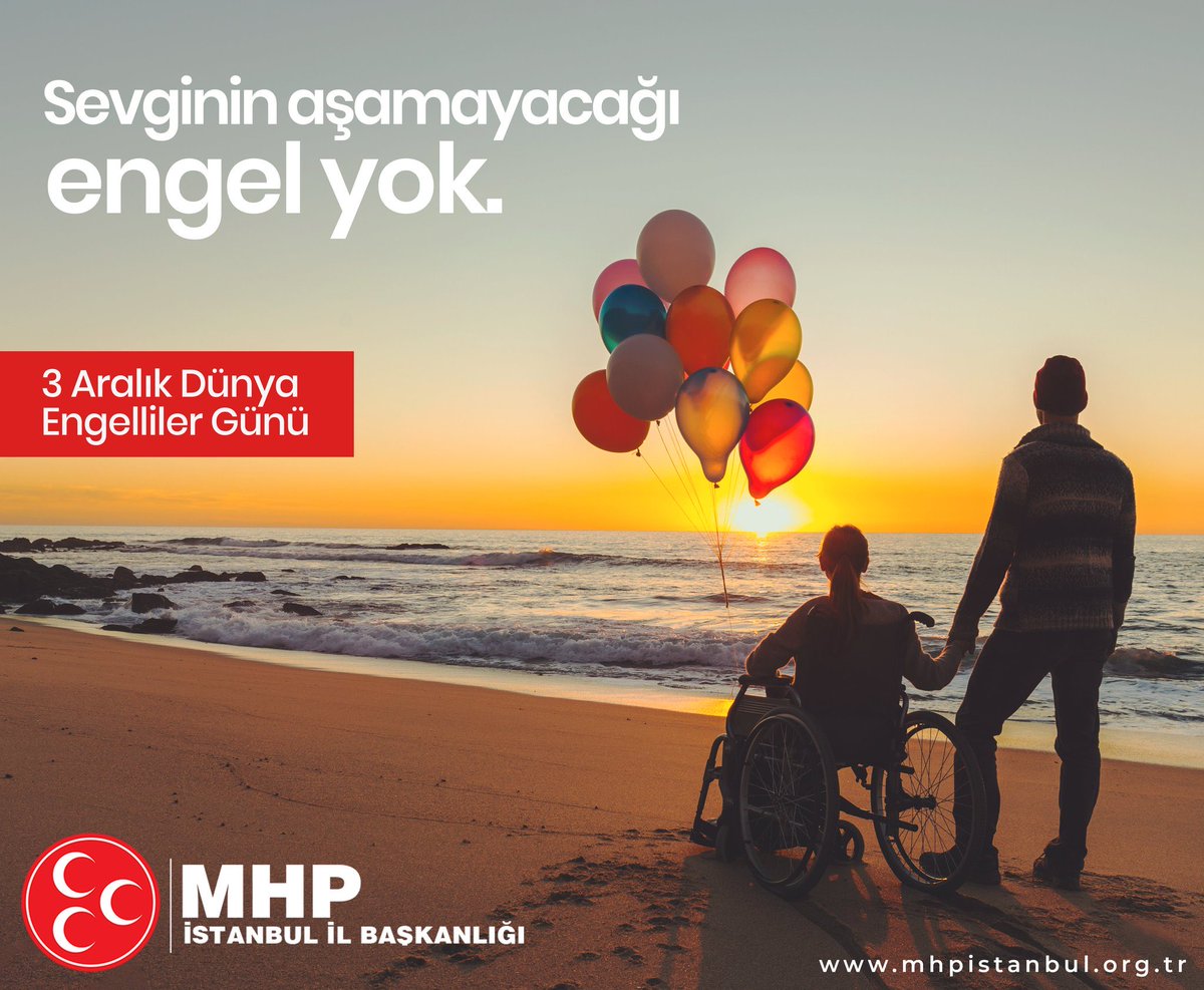 Sevginin Aşamayacağı Engel Yok
#3AralıkDünyaEngellilerGünü