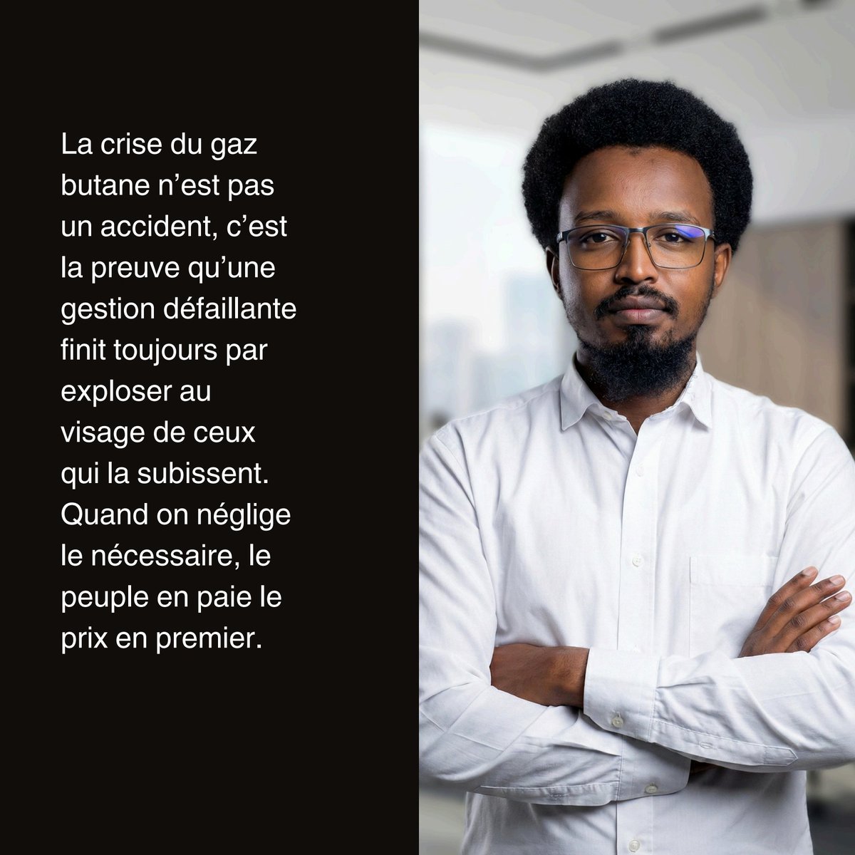 IssaHassanYouf's tweet photo. « La crise du gaz butane n’est pas un accident, c’est la preuve qu’une gestion défaillante [...] au visage de ceux qui la subissent. Quand on néglige le nécessaire, le peuple en paie le prix en premier ».

1- « La crise du gaz butane n’est pas un accident »

..1/6 https://t.co/AlCIepWSVU