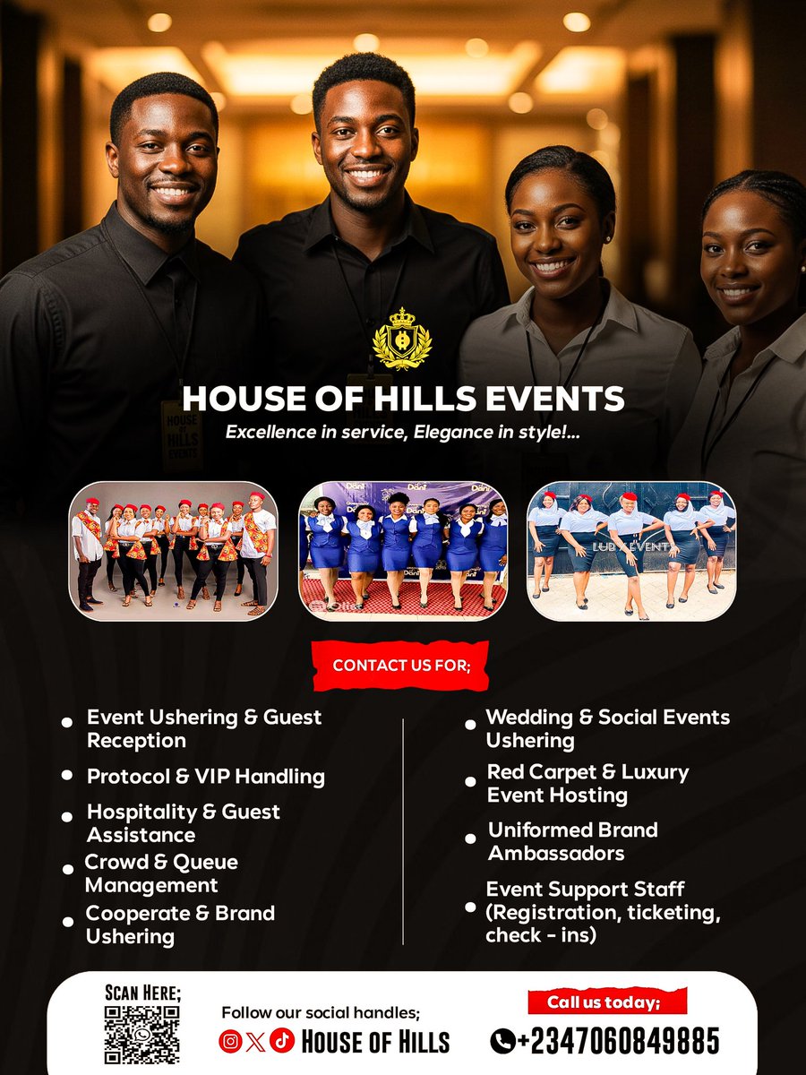 Daniel_Okechi01's tweet photo. Designs for House of Hills Events
#logodesign #Flyerdesign #Professional #graphicswork https://t.co/AcjgBxZ7ZY