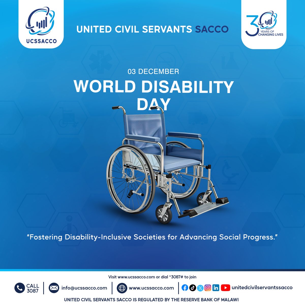 UCSSACCO's tweet image. 03 December
World Disability Day 2025
“Fostering disability-inclusive societies for advancing social progress.”
#WorldDisabilityDay