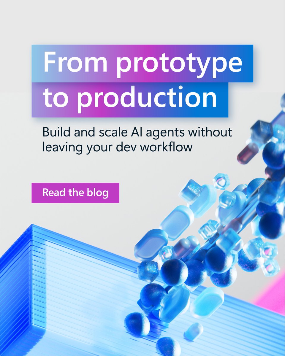 msdevMEA's tweet image. With rapid agent development, developers need platforms that meet them where they are. Learn how Azure AI Foundry can help you scale faster: msft.it/6014tjFQm