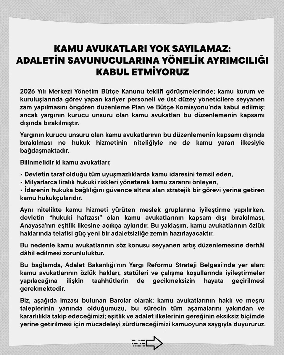 Canakkalebarosu's tweet photo. Kamu Avukatları Yok Sayılamaz: Adaletin Savunucularına Yönelik Ayrımcılığı Kabul Etmiyoruz https://t.co/rZVKtvTl2Q