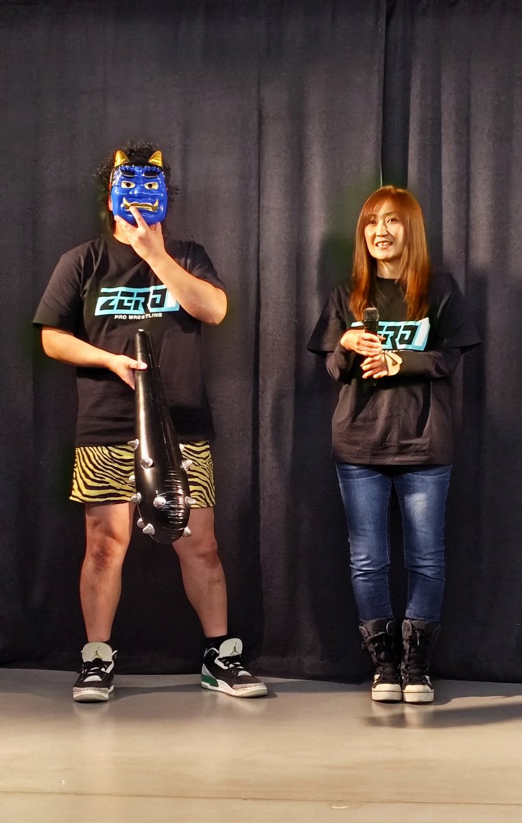 DAHLIA0419's tweet image. #2025年を振り返る
1月26日 ルートシアター
ZERO1 豆まき大会👹

#工藤めぐみ
#pwzero1
#鬼は横山選手