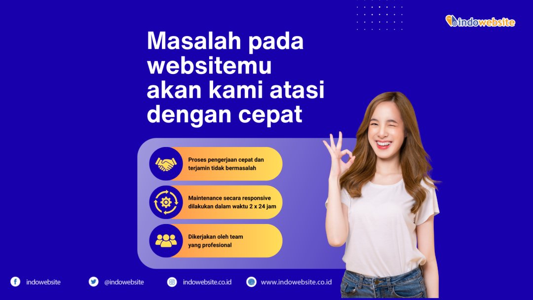 indowebsite's tweet photo. 🚀 Website kamu lagi error, lemot, atau bahkan tidak bisa diakses? Tenang, kami siap bantu perbaiki dengan cepat dan profesional!
Hubungi kami sekarang untuk penanganan segera 📩
#JasaWebsite #WebsiteError #WebMaintenance #WebSupport #WebDeveloper #DigitalService #IndoWebsite https://t.co/7TUYmhPBnz