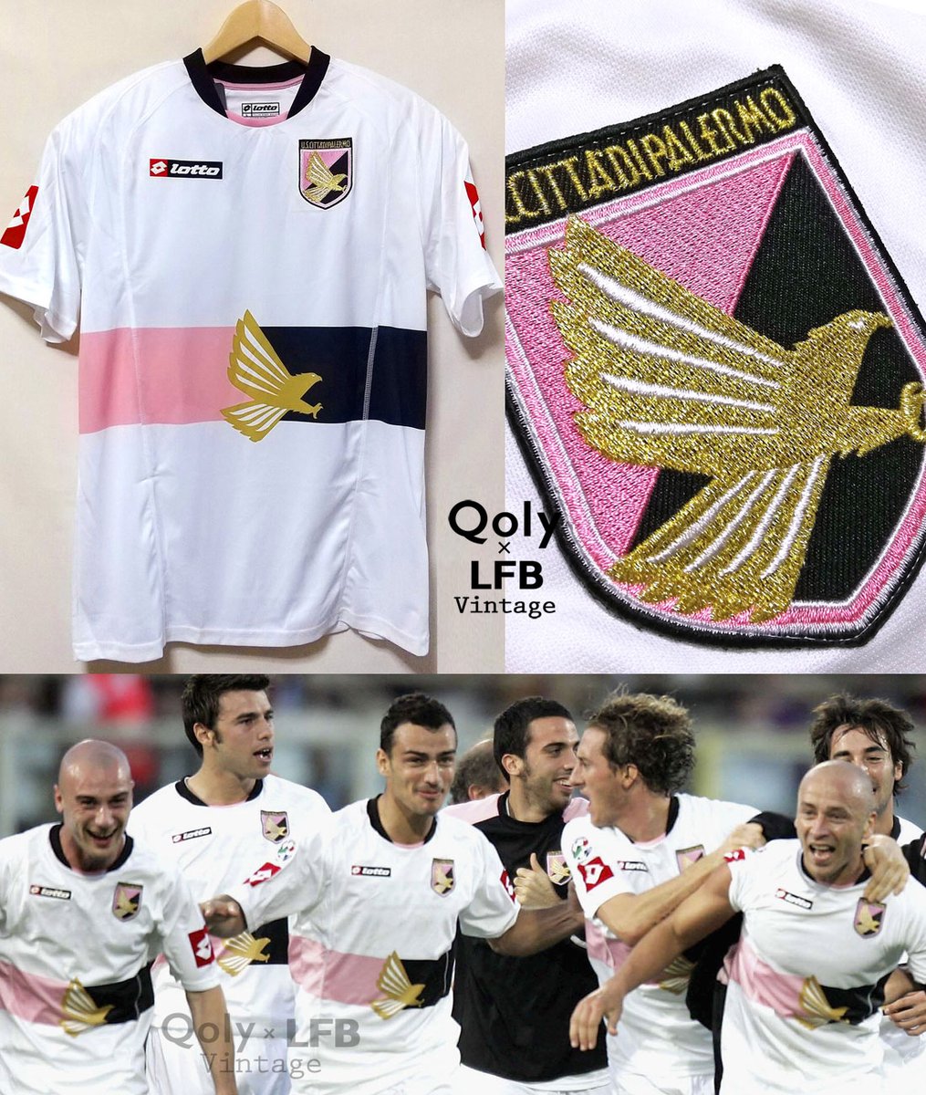 パレルモ　ディバラ　アウェイユニフォーム 新品】 🇮🇹パレルモ 2006-07 Lotto アウェイ半袖 ユニフォーム