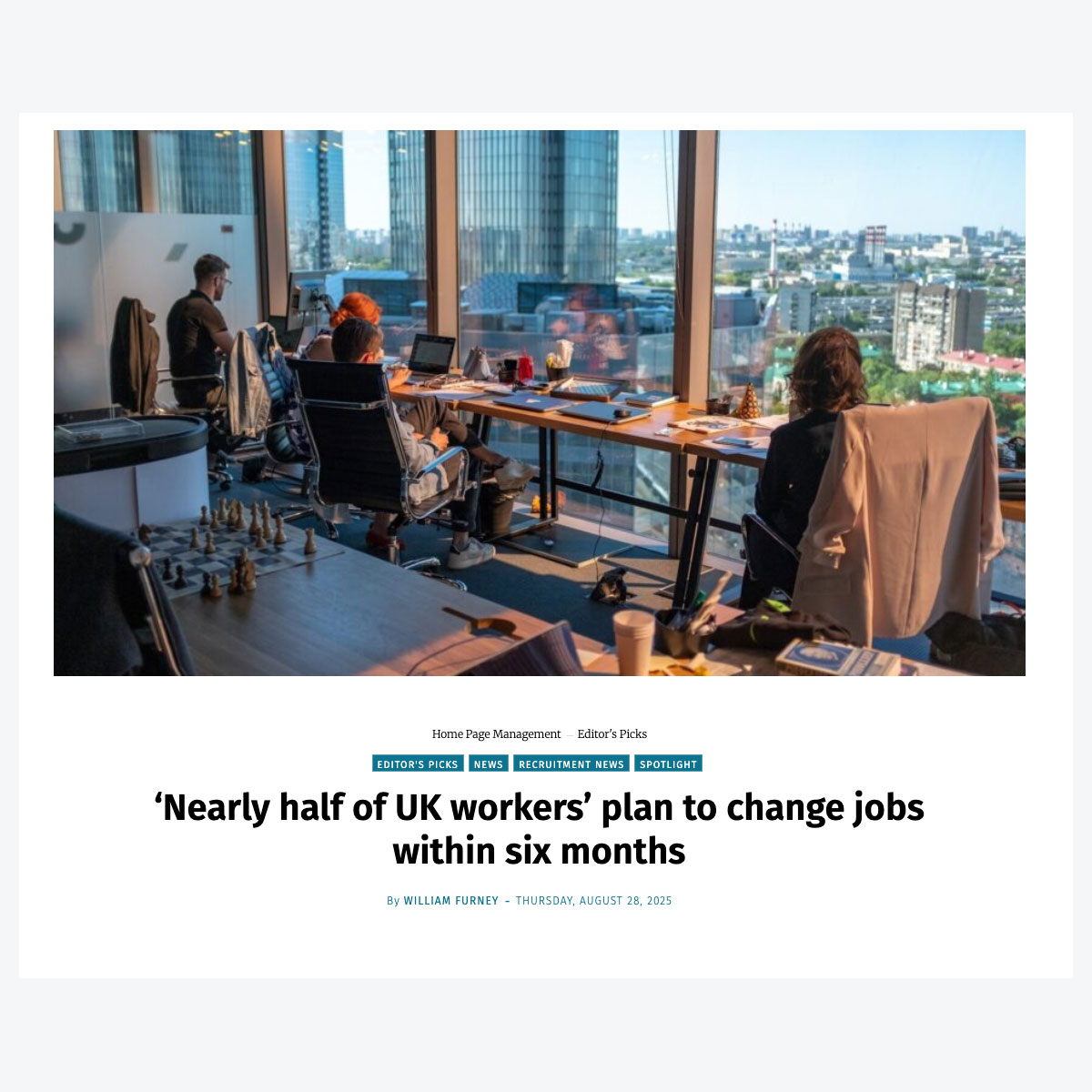 RecruitSoSimple's tweet image. ‘Nearly half of UK workers’ plan to change jobs within six months - rss.cm/wcw5i4