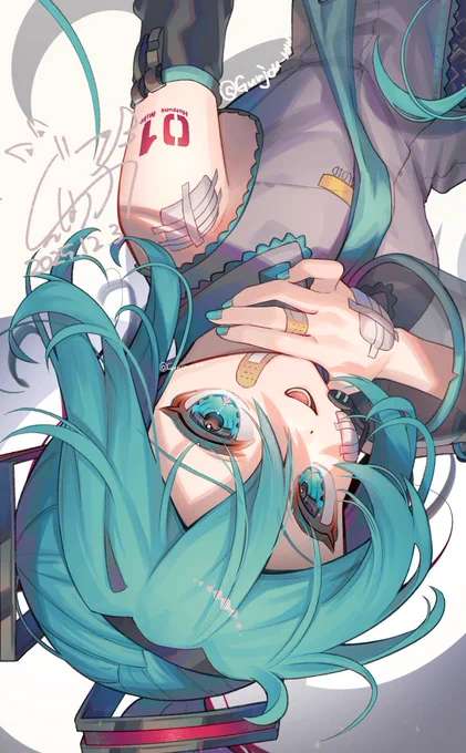 #合同誌Love_Letters こちらのミクちゃん合同に参加させていただきました!私の人生を大きく変えてくれた大切な曲をモチーフに描きました。 よろしくお願いします!