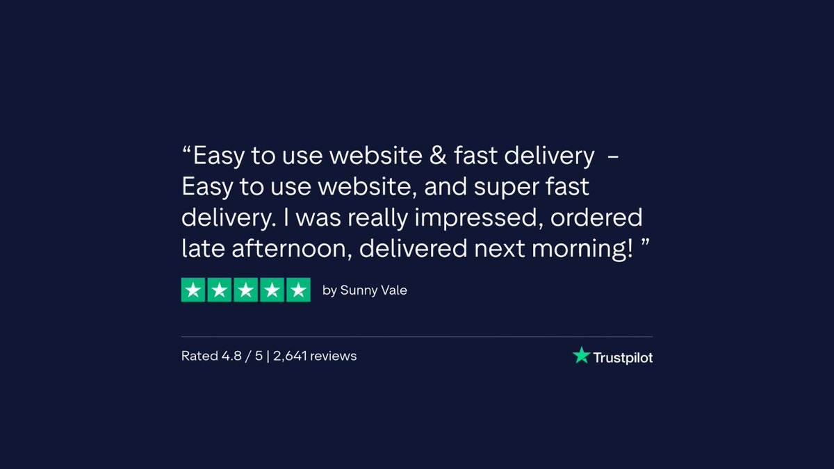 FireSealsDirect's tweet image. Keeping your jobs on track is our priority ✅

With a straightforward website and next working day delivery option, you can count on receiving the products you need, when you need them.

Shop with us today: firesealsdirect.co.uk

#Review #TrustPilot #FireSafety
