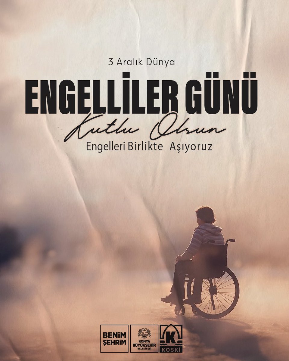 Engel Olmazsak, Engel Kalmaz.

#3AralıkDünyaEngellilerGünü Kutlu Olsun.