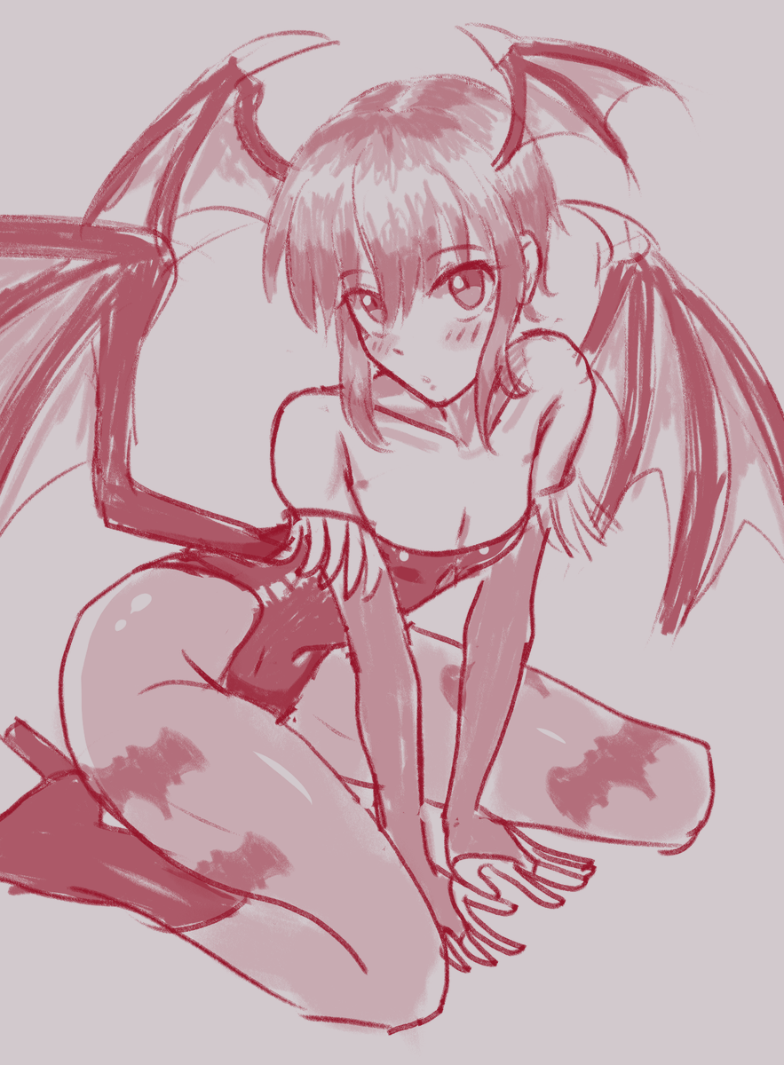 AohadaPeach's tweet image. getting myself back in the habit of posting art with Lilith
#Darkstalkers #ヴァンパイア #リリス
