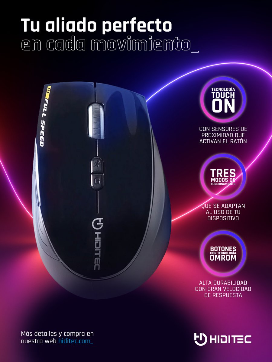 ¿Sabes ese ratón de confianza que llevas años usando y nunca te falla? 🖱️💪
Pues bien: nuestro pequeño Dendro está hecho de la misma pasta.
Cómodo, fiable y duradero ✔️

¿Lo quieres? Te lo presento:
hiditec.com/es/ratones/32-…