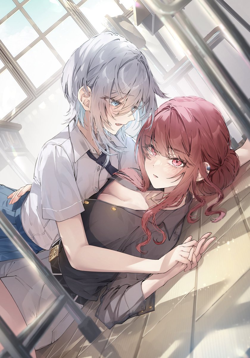 shiokojii's tweet image. 「…私の気持ちに気づいてよ」

女子高生→❤️→元担任教師