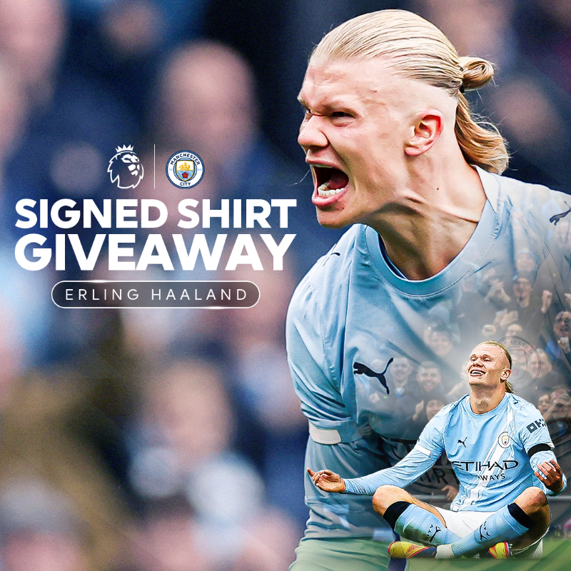 premierleague's tweet photo. 🎉 WIN A SIGNED ERLING HAALAND SHIRT 🎉

Click below to enter 👇